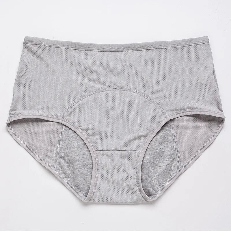 1pcs Women's Physiological Briefs Girl Menstrual Panties Ladies Period Leak Proof Panty Mid Waist Ice Silk Underwear