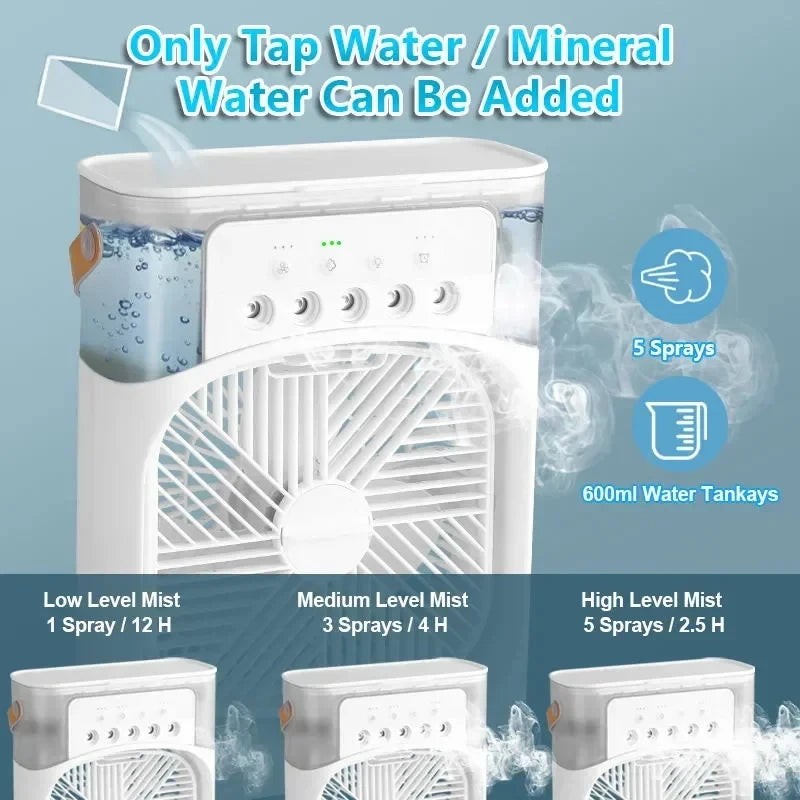 Portable air conditioner 3 in 1 fan