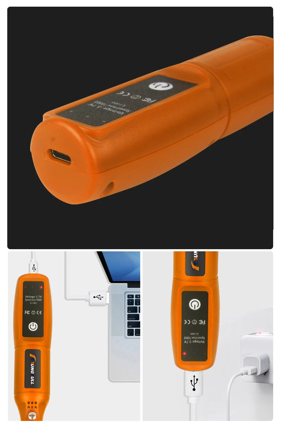 Mini Wireless Drill Rechargeable Polishing Machine DIY Mini Rotary Tool USB Engraving Tool Dremel Tool Mini Engravin Machine