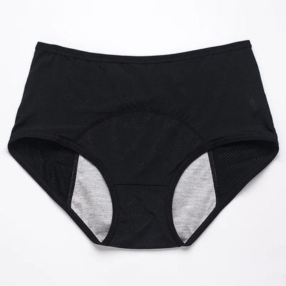 1pcs Women's Physiological Briefs Girl Menstrual Panties Ladies Period Leak Proof Panty Mid Waist Ice Silk Underwear
