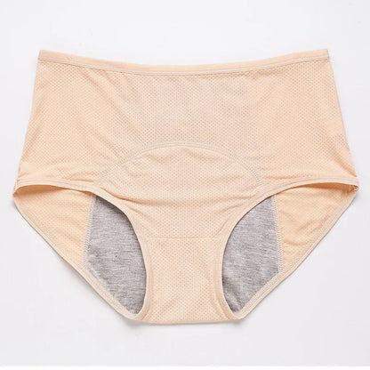 1pcs Women's Physiological Briefs Girl Menstrual Panties Ladies Period Leak Proof Panty Mid Waist Ice Silk Underwear
