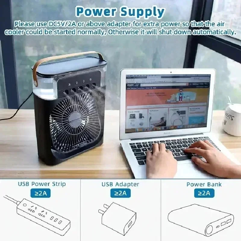 Portable air conditioner 3 in 1 fan