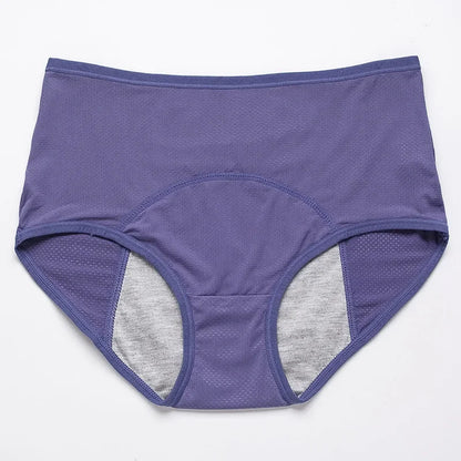 1pcs Women's Physiological Briefs Girl Menstrual Panties Ladies Period Leak Proof Panty Mid Waist Ice Silk Underwear