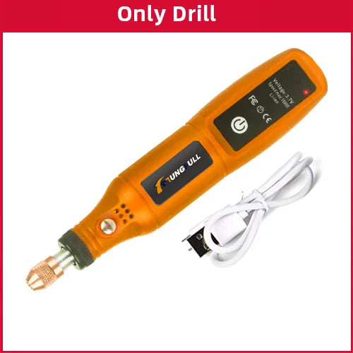 Mini Wireless Drill Rechargeable Polishing Machine DIY Mini Rotary Tool USB Engraving Tool Dremel Tool Mini Engravin Machine